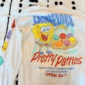 SpongeBob SquarePants White Graphic Tee